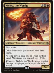 Magic: The Gathering Neheb, the Worthy (203) Moderately Played