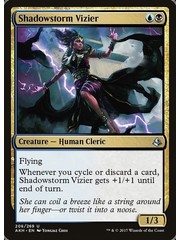 Magic: The Gathering Shadowstorm Vizier (206) Damaged