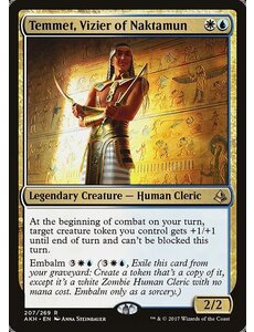 Magic: The Gathering Temmet, Vizier of Naktamun (207) Damaged
