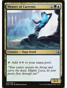 Magic: The Gathering Weaver of Currents (209) Lightly Played Foil