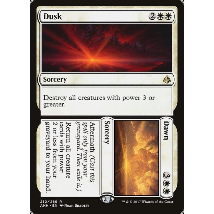 Magic: The Gathering Dusk // Dawn (210) Damaged