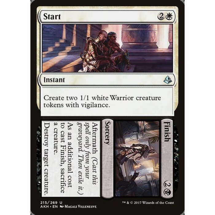 Magic: The Gathering Start // Finish (215) Lightly Played