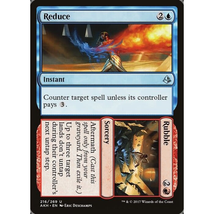 Magic: The Gathering Reduce // Rubble (216) Damaged