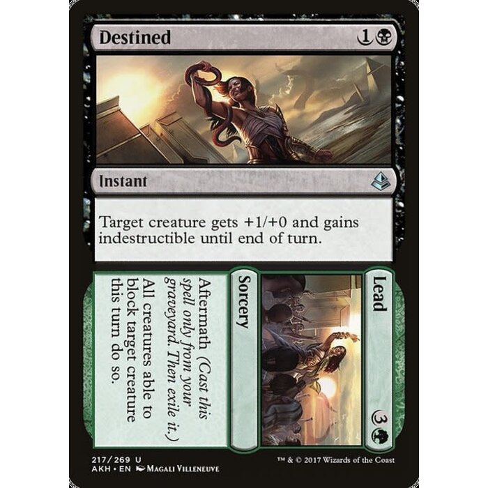 Magic: The Gathering Destined // Lead (217) Moderately Played
