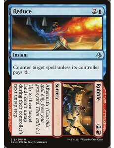 Magic: The Gathering Reduce // Rubble (216) Moderately Played