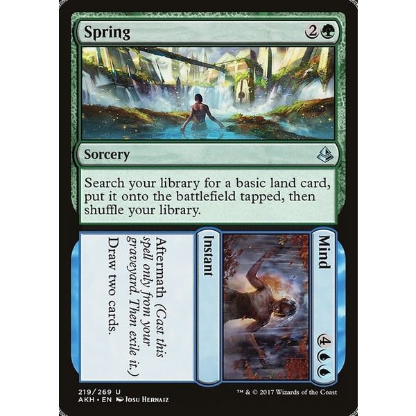 Magic: The Gathering Spring // Mind (219) Lightly Played