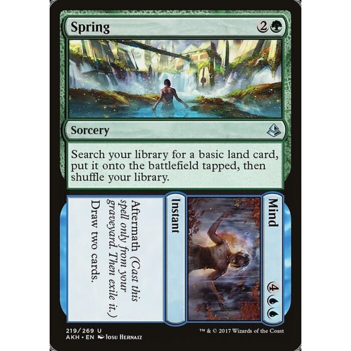 Magic: The Gathering Spring // Mind (219) Lightly Played Foil