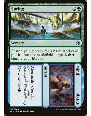 Magic: The Gathering Spring // Mind (219) Moderately Played