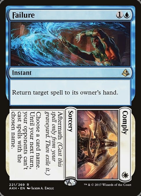 Magic: The Gathering Failure // Comply (221) Damaged - Kingslayer Games