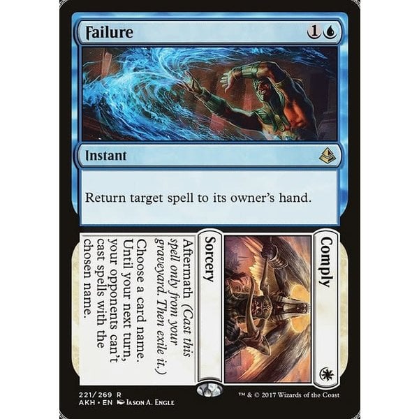 Magic: The Gathering Failure // Comply (221) Moderately Played Foil
