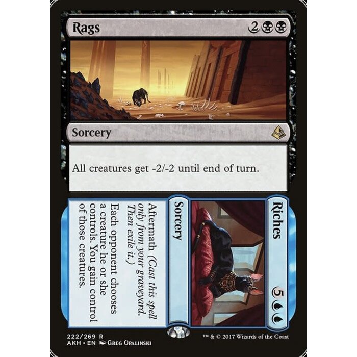 Magic: The Gathering Rags // Riches (222) Lightly Played