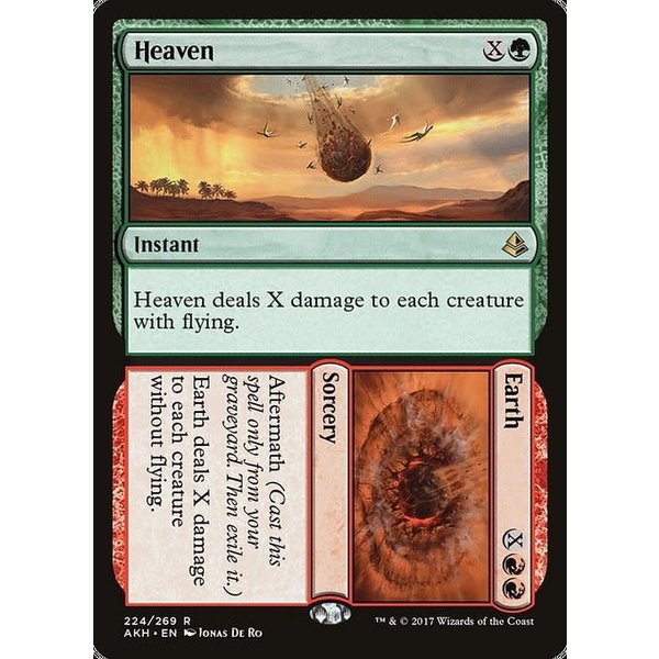 Magic: The Gathering Heaven // Earth (224) Moderately Played Foil