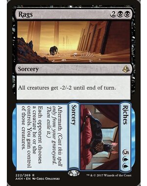Magic: The Gathering Rags // Riches (222) Moderately Played