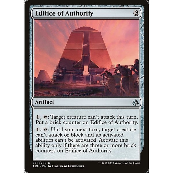 Magic: The Gathering Edifice of Authority (226) Moderately Played Foil