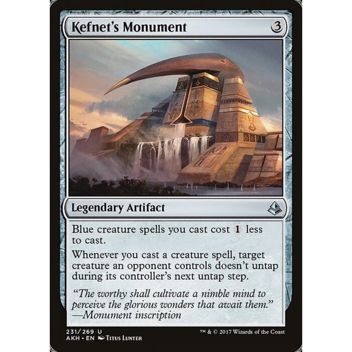 Magic: The Gathering Kefnet's Monument (231) Lightly Played