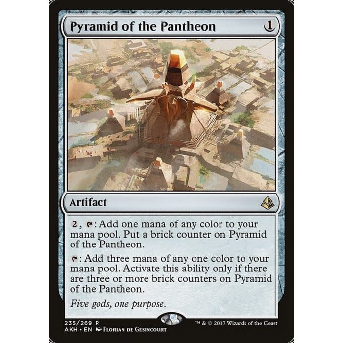 Magic: The Gathering Pyramid of the Pantheon (235) Moderately Played Foil