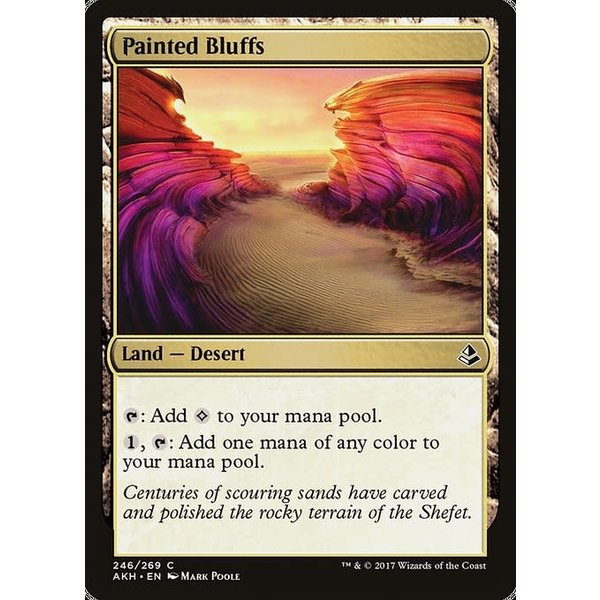 Magic: The Gathering Painted Bluffs (246) Moderately Played