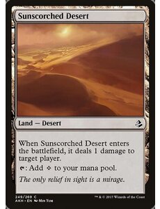 Magic: The Gathering Sunscorched Desert (249) Lightly Played