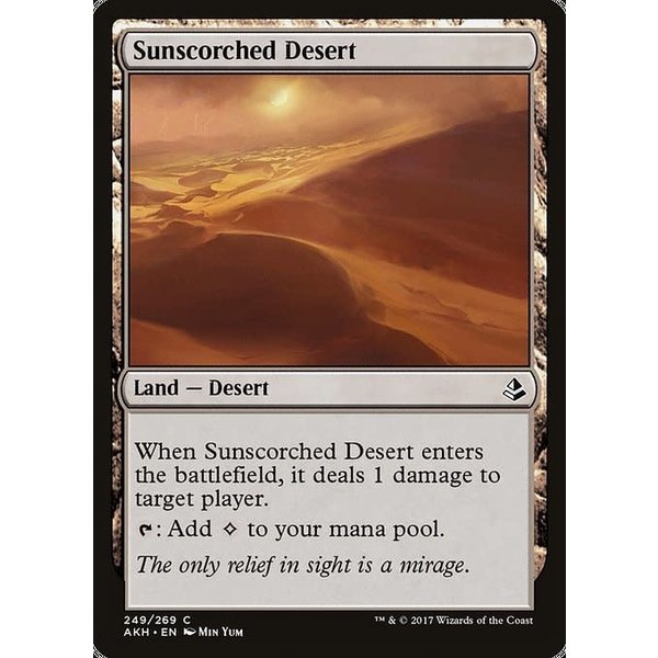 Magic: The Gathering Sunscorched Desert (249) Lightly Played