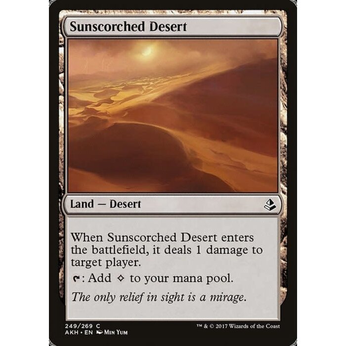 Magic: The Gathering Sunscorched Desert (249) Lightly Played