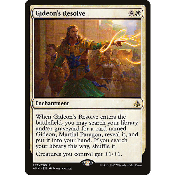 Magic: The Gathering Gideon's Resolve (272) Moderately Played