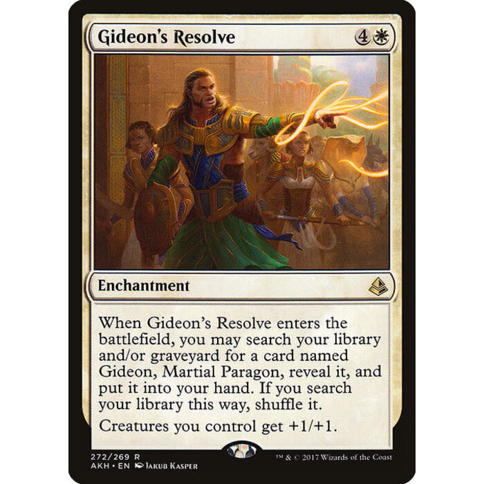 Magic: The Gathering Gideon's Resolve (272) Moderately Played