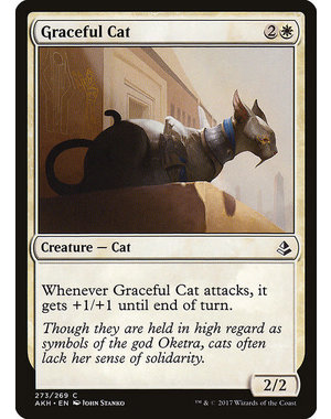 Magic: The Gathering Graceful Cat (273) Moderately Played