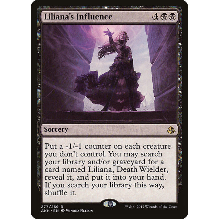 Magic: The Gathering Liliana's Influence (277) Moderately Played