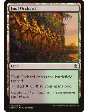 Magic: The Gathering Foul Orchard (279) Damaged