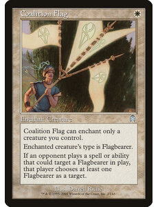 Magic: The Gathering Coalition Flag (002) Lightly Played