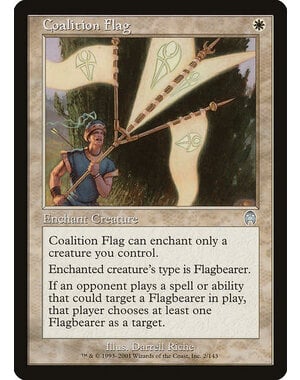 Magic: The Gathering Coalition Flag (002) Lightly Played