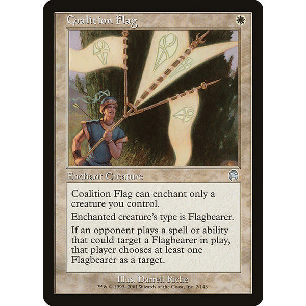 Magic: The Gathering Coalition Flag (002) Lightly Played