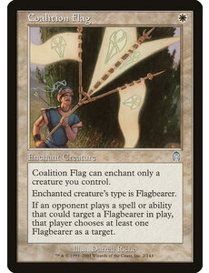 Magic: The Gathering Coalition Flag (002) Moderately Played