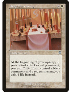 Magic: The Gathering Dega Sanctuary (005) Moderately Played
