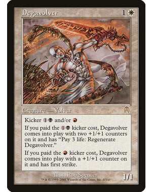 Magic: The Gathering Degavolver (006) Damaged