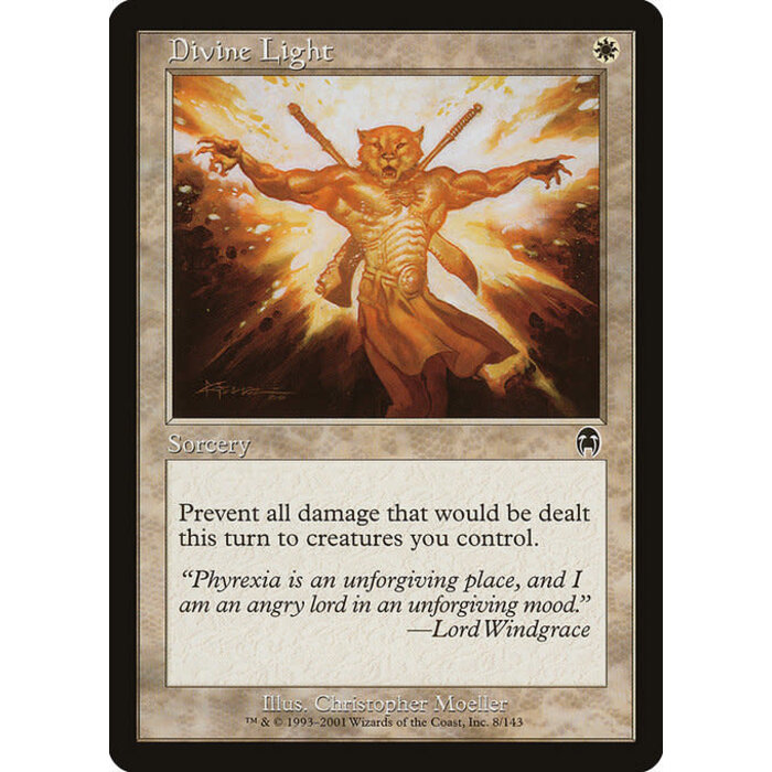 Magic: The Gathering Divine Light (008) Moderately Played