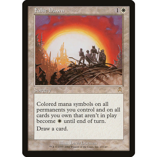 Magic: The Gathering False Dawn (010) Moderately Played