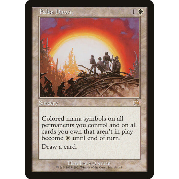 Magic: The Gathering False Dawn (010) Moderately Played
