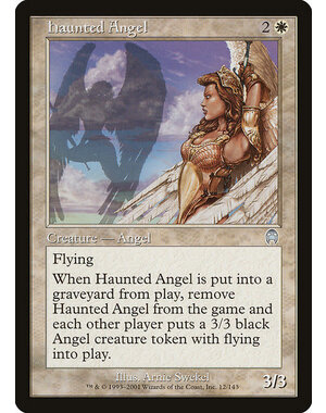 Magic: The Gathering Haunted Angel (012) Damaged