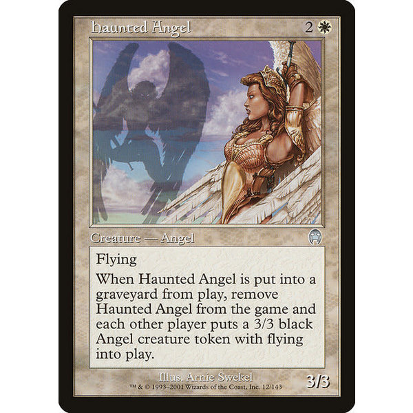 Magic: The Gathering Haunted Angel (012) Damaged