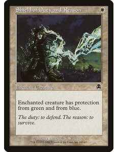 Magic: The Gathering Shield of Duty and Reason (016) Damaged