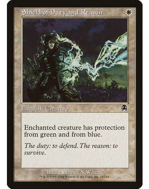 Magic: The Gathering Shield of Duty and Reason (016) Damaged