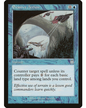 Magic: The Gathering Evasive Action (023) Damaged