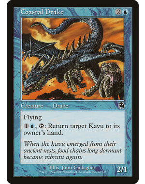 Magic: The Gathering Coastal Drake (022) Damaged