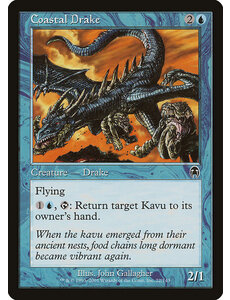 Magic: The Gathering Coastal Drake (022) Heavily Played