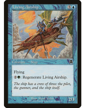 Magic: The Gathering Living Airship (028) Lightly Played