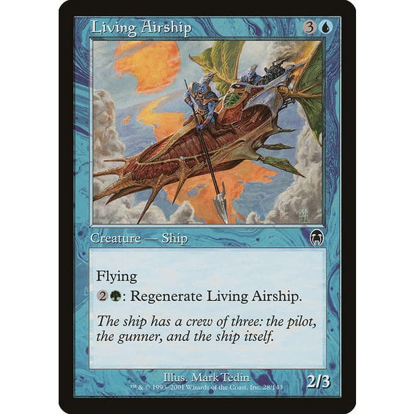 Magic: The Gathering Living Airship (028) Lightly Played