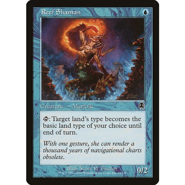 Magic: The Gathering Reef Shaman (029) Lightly Played