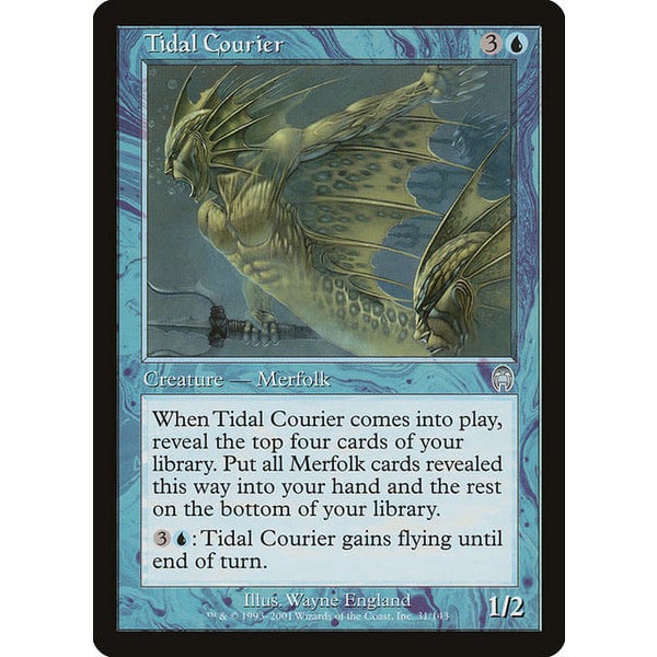 Magic: The Gathering Tidal Courier (031) Lightly Played