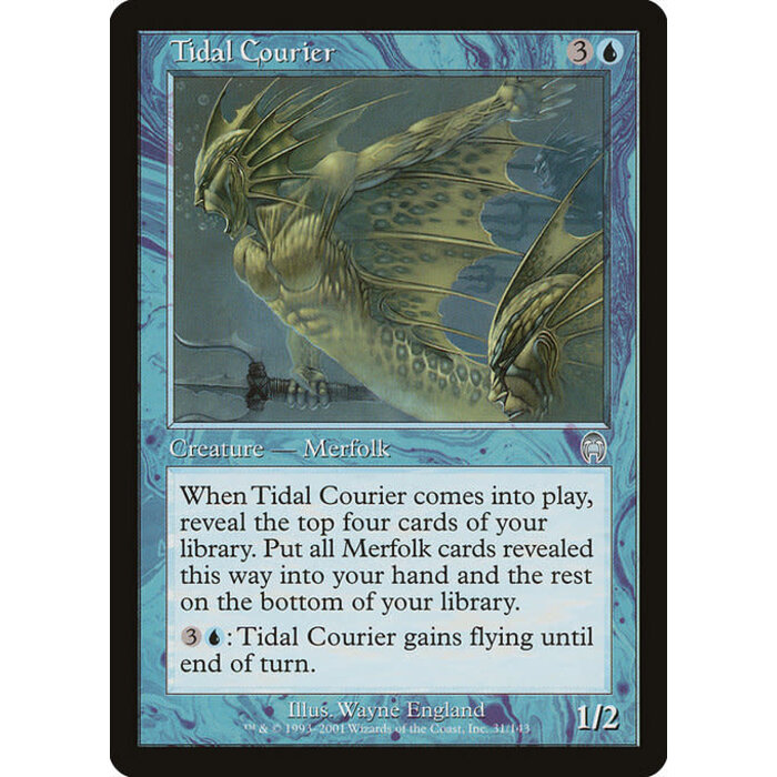 Magic: The Gathering Tidal Courier (031) Lightly Played